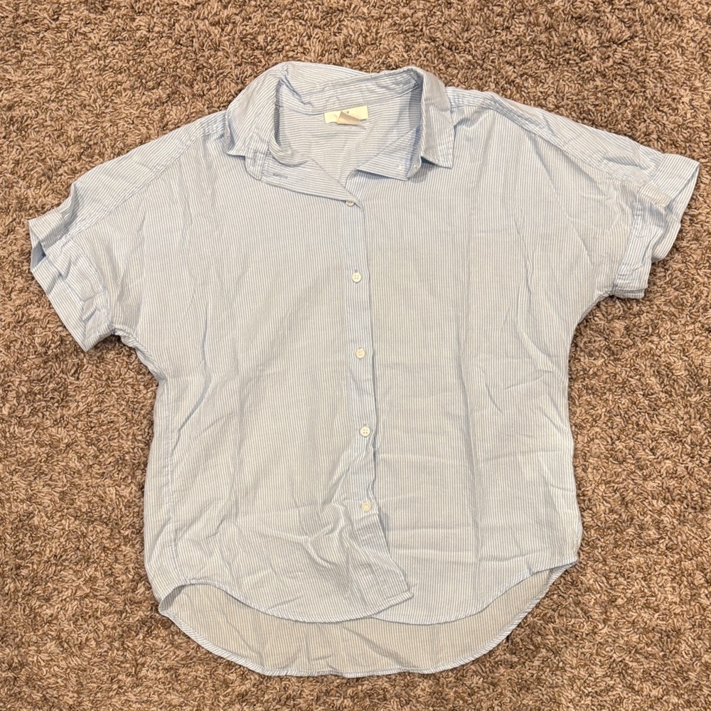 H&M Light Blue Button Down Shirt